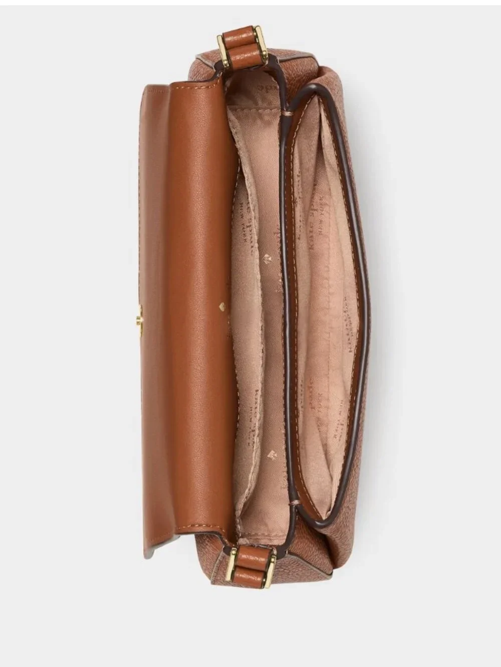 New Kate Spade Sutton Mini Crossbody Bag Pebble Leather Warm Gingerbread